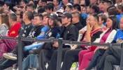 大明星来了！袁弘和张歆艺夫妻来观战京晋半决赛~